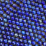 Lapis Lazuli (Rondelle)(Triangle-Faceted)(10x8mm)(15.5"Strand)