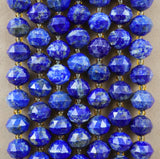 Lapis Lazuli (Rondelle)(Triangle-Faceted)(10x8mm)(15.5"Strand)