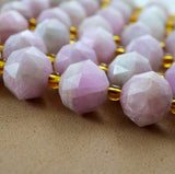 Kunzite (Rondelle)(Triangle-Faceted)(10x8mm)(15.5"Strand)