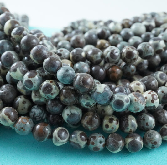 Asteroid Jasper (Round)(Smooth)(6mm)(16"Strand)