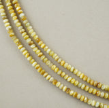 Golden Tiger Eye (Rondelle)(Faceted)(6x4mm)(15.5"Strand)