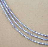 Cubic Zirconia (Round)(Faceted)(Lavender)(Dyed)(2mm)(4mm)(16"Strand)