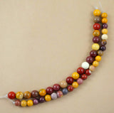 Mookaite (Large Hole)(Round)(Smooth)(8mm)(10mm)(8"Strand)