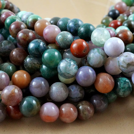 Fancy Jasper (Round)(Smooth)(4mm)(6mm)(8mm)(10mm)(12mm)(16"Strand)