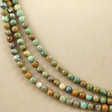 African Green Opal (Round)(Smooth)(6mm)(8mm)(10mm)(16"Strand)