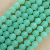 Green Aventurine (Round)(Matte)(4mm)(6mm)(8mm)(10mm)(12mm)(16"Strand)