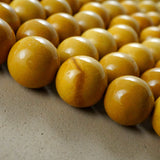 Yellow Mookaite (Round)(Smooth)(4mm)(6mm)(8mm)(10mm)(16"Strand)