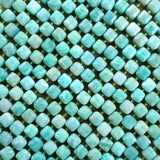 Amazonite (Cube)(Faceted)(8mm)(15"Strand)